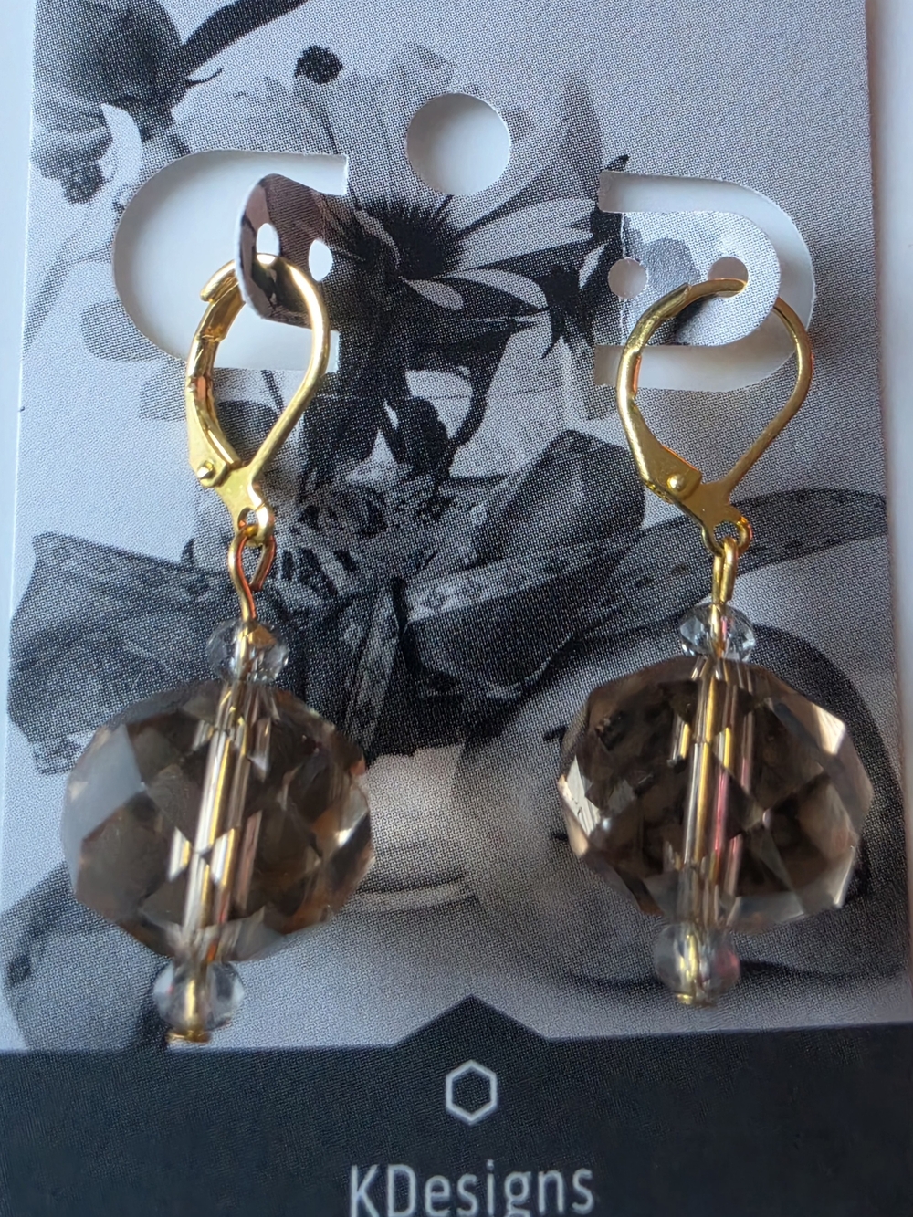 New KDesigns dangle earrings are a glamorous addition to any jewelry collection.